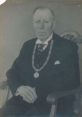 Burgemeester Hermens (bron: privéarchief familie Hermens)